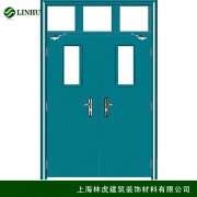 鋼質(zhì)帶玻璃雙開防火門
