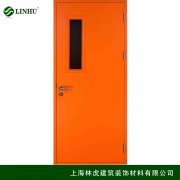 鋼質(zhì)單開帶玻璃防火門