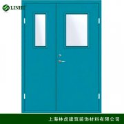 木質(zhì)字母帶玻璃防火門